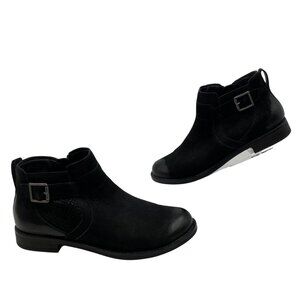 Abeo Black Leather Ankle Boots | Women’s Size 8.5